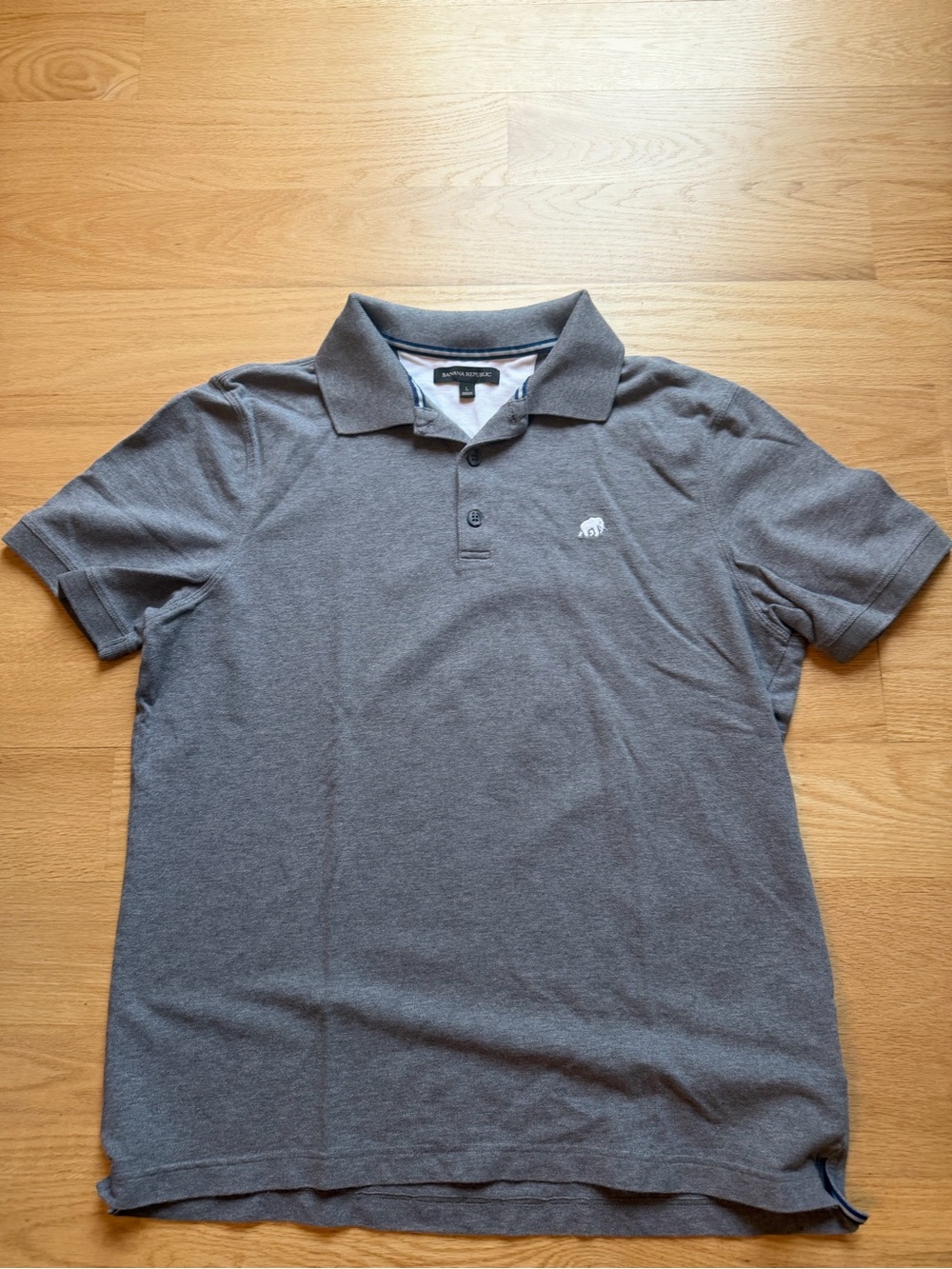 Banana Republic Men's Grey Polo Shirt